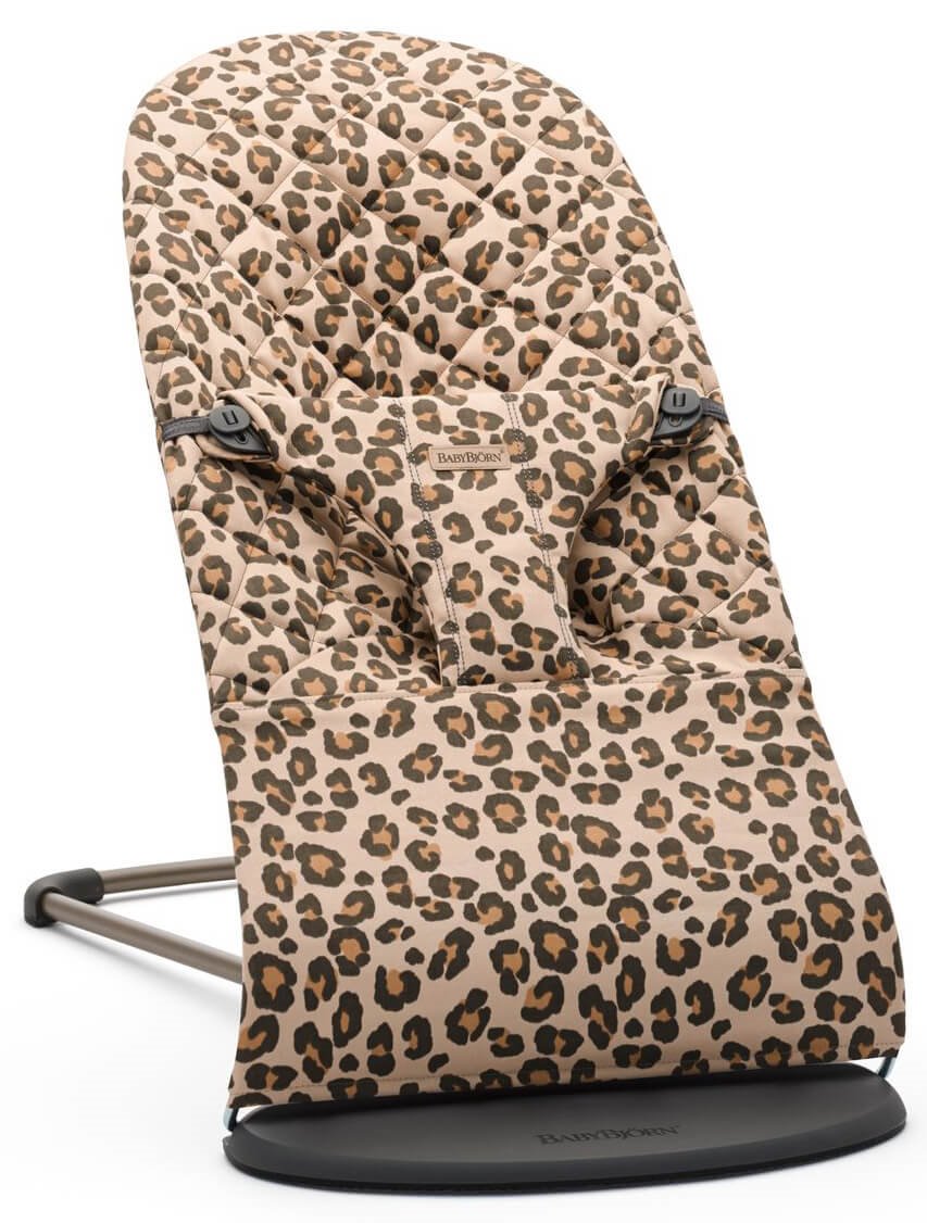 Balansoar BabyBjorn Bliss Beige/Leopard, Bumbac - Editie Limitata